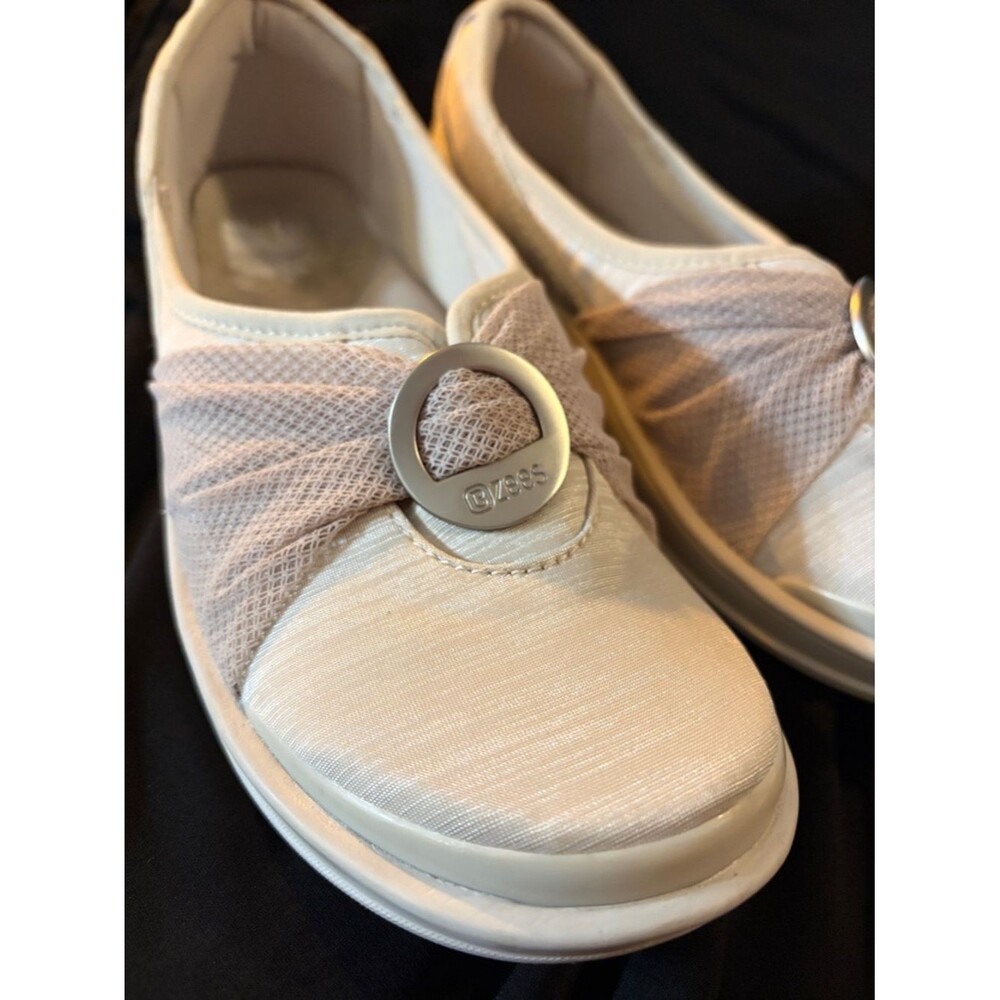 Bzees Women's Slip-On Sneakers in white - Picture 3 of 6